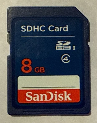 SanDisk 8GB SDHC Card SD Memory Card - Image 1 of 2
