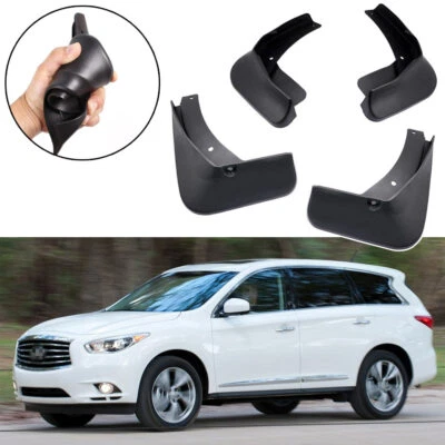 4 Mud Flaps Splash Guard Fender Car Mudguard for Infiniti JX35 2013-2016 14 15 - Imagem 1 de 4