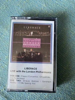 New Factory Sealed Liberace Live with London Philharmonic Cassette Very Rare - Image 1 of 3