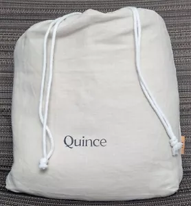 Quince 100% European Linen Duvet Cover 2PC Set Color Sand Size Twin -NEW- - Picture 1 of 6