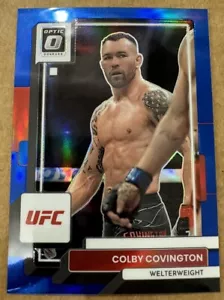 2023 Donruss Optic UFC Colby Covington blu /99 #23 - Foto 1 di 2