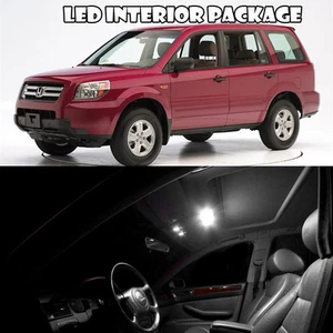 For 03-08 Honda Pilot White LED Light Bulb 5050 SMD Interior Kit QTY = 18pieces - Bild 1 von 1