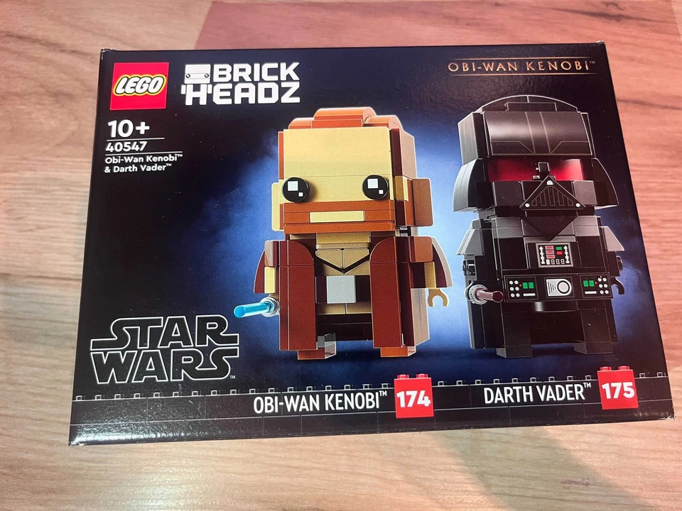 LEGO 40547 OBI-WAN KENOBI E DARTH VADER BRICKHEADSZ - Immagine 1 di 1