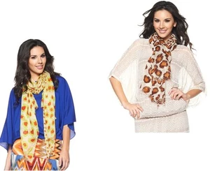 Curations with Stefani Greenfield Animal-Print Scarf 170292 - Picture 1 of 3