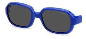 POLAROID KIDS PLD K003 CL-ON PJP BLUE 43/16/1 KIDS Sunglasses - Picture 1 of 3