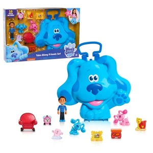 Blue's Clues & You Take-Along Friends Set Tragetasche 10 Teile Figuren Neu - Bild 1 von 12