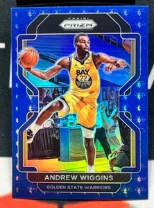2021-22 Panini Prizm 75th Anniversary Blue Prizm #155 Andrew Wiggins WARRIORS - Picture 1 of 2