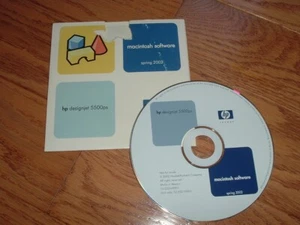 Original Disk for MAC for HP DesignJet 5500PS Plotter Drivers Manual Q1252-60001 - Picture 1 of 5