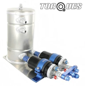 Conjunto de tanques de tanque de remolino de bombas de combustible Sytec OTP 044 de aluminio sobretensiones AN8/AN10 - Imagen 1 de 7