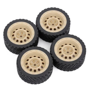 Austar 4PCS Rubber Tires Wheel for 1/10 Rolly HPI WR8 WLtoys 1/14 144001 RC Car - Bild 1 von 8