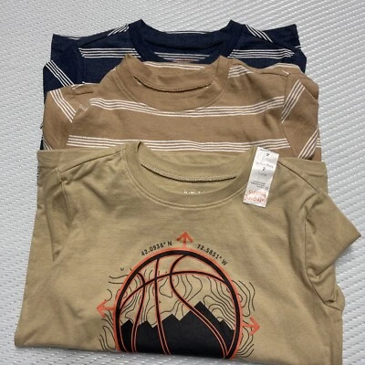 Lote De 3 Camisetas Jumping Beans Niños Talla 4 Manga Larga Nuevas Con Etiquetas Foto 1 de 4