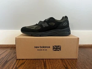 Größe 12 - New Balance 991v2 MiUK Stone Island schwarz brandneu - schneller Versand! - Bild 1 von 2