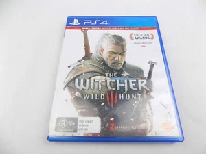 Mint Disc Playstation 4 Ps4 The Witcher 3 Wild Hunt Free Postage - Picture 1 of 3