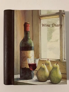 Wine Diary Journal Hardcover Spiral Log Book Fabrice De Villaneuve Tri Coastal - Picture 1 of 5
