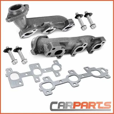 2x Auspuffkrümmer L+R für Jeep Cherokee KJ KK Commander XH XK Dodge Nitro 3.7L - Imagen 1 de 4