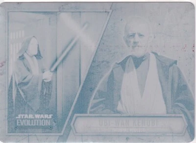 2016 Star Wars Evolution 21 Obi-Wan Kenobi - Tatooine Recluse Printing Plate 1/1 - Image 1 of 2