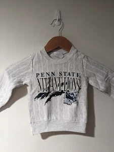 Vintage 90s Penn State Nittany Lion 24 Months Kids Sweatshirt - Picture 1 of 8