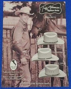 2002 MILANO COWBOYHÜTE DALLAS - DRUCKANZEIGE - PBRs TUFF HEDERMAN SIGNITURE SERIE - Bild 1 von 1