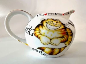 Paul Cardew Alice in Wonderland's Cafe Coffee Tea Creamer Pitcher Cheshire Cat - Picture 1 of 10