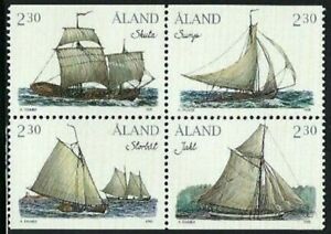1995   ALAND  -  SG: 91/94  - SHIPS - UNMOUNTED MINT