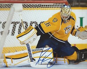 Pekka Rinne Signed 8x10 Photo Nashville Predators Autographed COA B