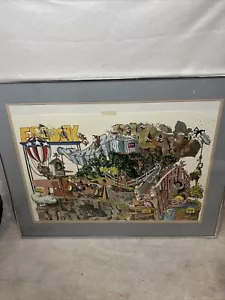 Robert Marble Signed Framed The Weekly Daze Number 131 Of 950 - Picture 1 of 6