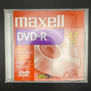 Maxell DVD-R 4.7 GB Recordable/Write Once 120 Min - Picture 1 of 2
