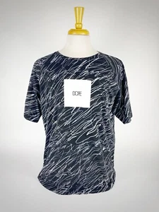 2015 Men’s DOPE Scribble Black & White T-Shirt with Scoop Bottom Size XL - Picture 1 of 6