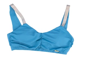 Cleo Harper Sports Bra Blue activewear running exercise beach Size S - Picture 1 of 2