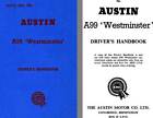 Austin 1962 - Austin A99 Westminster Driver's Handbook AKD1171A with Austin A110