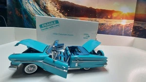 DANBURY MINT 1958 CHEVROLET IMPALA 1:24 SCALE DIECAST - Picture 1 of 6
