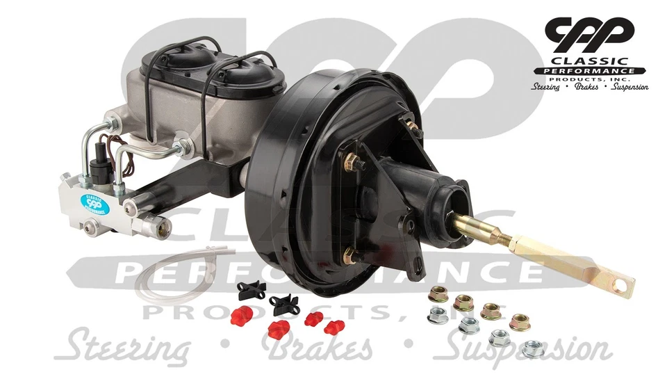 1970 to 1979 Chevrolet Camaro Pontiac Firebird 8" Black Power Brake Booster Kit - Image 1 of 4