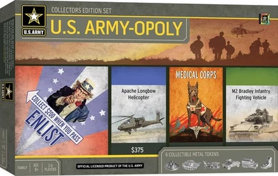 Juegos de mesa Opoly - U.S. Army Opoly - Juegos de mesa con licencia oficial para Adu... Foto 1 de 4
