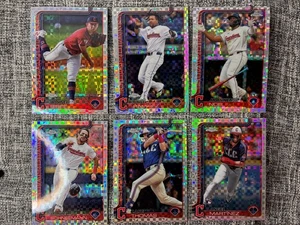 CLEVELAND GUARDIANS 2025 Topps Chrome Geometric LOT OF 6 Noel Martinez RC - Picture 1 of 1