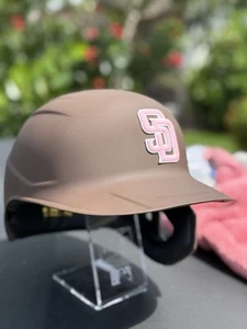 SAN DIEGO PADRES AUTHENTIC MACHADO MOTHERS DAY RAWLINGS MACH PRO CUSTOM HELMET - Picture 1 of 22