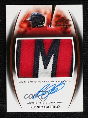2014 Leaf Trinity Patch Auto Bronze Rusney Castillo #PA-RC2 Patch Auto - Image 1 of 2