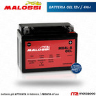 Batteria Gel Attivata Malossi Mb4l-B Yb4l-B 12V 4Ah Italjet Dragster Formula 50