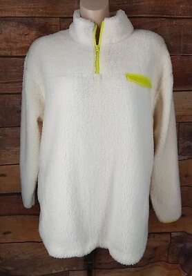 Kookaburra UGG~womens 2X~Faux Sherpa Pullover Fleece Top~Fluffy Ivory White - Image 1 of 4