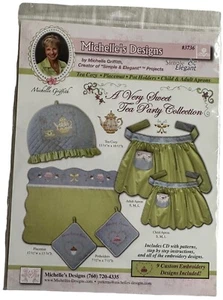 Michelle's Designs A Very Sweet Tea Party Collection Embroidery Design CD #3736 - Picture 1 of 2