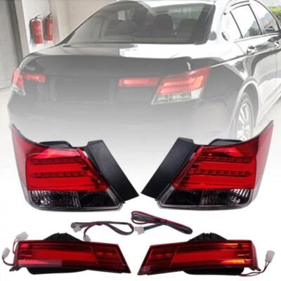FOR 08 12 Honda Accord Led Tail light Lamp For Japan Type Back Garnish - Image 1 of 4