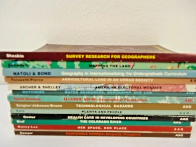 Resource Publications in Geography Lot 1980s Environment Ecology Urban Civil VTG - Image 1 of 4