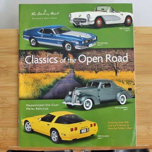 The Danbury Mint Classics of the Open Road Die-cast Car Catalog Fathers Day 2007 - Picture 1 of 3