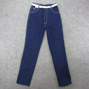 Fox Hollow Jeans Women's 16 Blue Dark Wash High Rise Mom Jeans - Picture 1 of 9