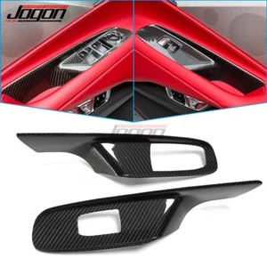 For C8 Corvette Convertible 20-25 Window Lift Control Button Panel Cover Carbon - Bild 1 von 12