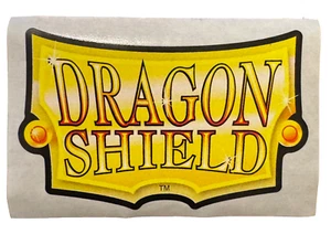 Yellow "Dragon Shield" Logo Sticker / Decal / Badge for Case, Laptop, Window TCG - Picture 1 of 2