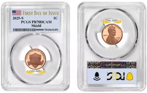 2025 S Lincoln Cent 1C PCGS PR70DCAM First Day Of Issue #255 - Picture 1 of 1