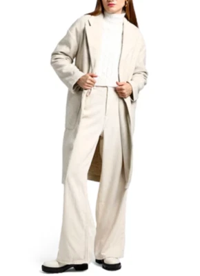 TOPSHOP Tailored Notch Lapel Oversize Peacoat Sz 4 Small Cocoon Formal Relaxed - Imagem 1 de 4