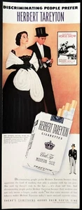 Herbert Tareyton Zigaretten Werbung Vintage 1949 Original Print Reklame - Bild 1 von 3