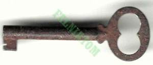 Llave esqueleto barril hueco vintage - aproximadamente 1,75" de largo - Imagen 1 de 1