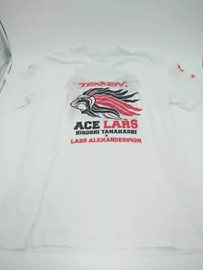 ACE LARS High Fly Flow Tekken T-Shirt Japanese Pro Wrestling T-Shirt XL Rare - Picture 1 of 7